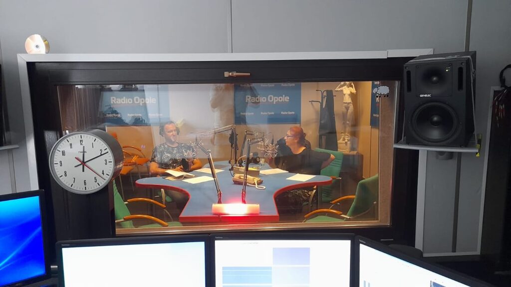 Nagrania do filmu w radiowym studio